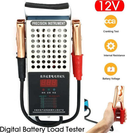 Tester-Portatile-Per-Controllo-Batteria-Auto-Moto-Da-125-Amp-A-6v-E-12v-Con-Cavi