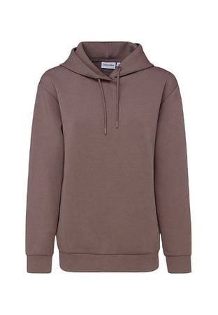 calvin klein FELPA MINIMAL LOGO SCUBA HOODIE da donna