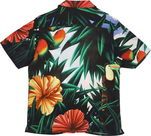 THE-HUNDREDS-Camicia-Manica-Corta-Uomo-Blooming-Woven-Forest-da-uomo