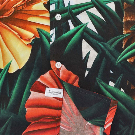 THE-HUNDREDS-Camicia-Manica-Corta-Uomo-Blooming-Woven-Forest-da-uomo