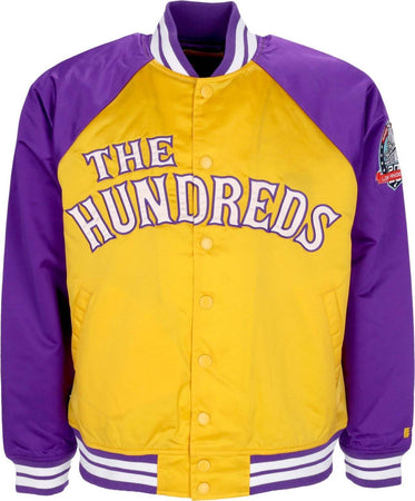 THE-HUNDREDS-Giubbotto-Bomber-Uomo-Avalon-Jacket-Gold-da-uomo