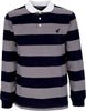 THE-HUNDREDS-Polo-Manica-Lunga-Uomo-Pacific-L/s-Rugby-Black-da-uomo