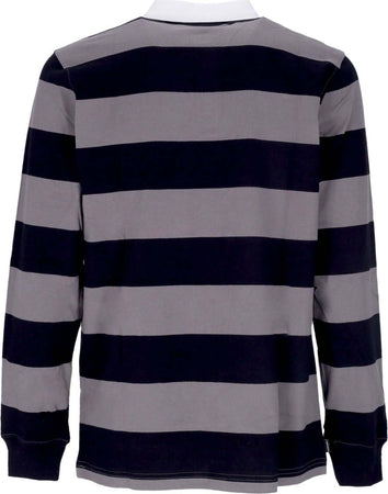 THE-HUNDREDS-Polo-Manica-Lunga-Uomo-Pacific-L/s-Rugby-Black-da-uomo