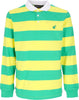 THE-HUNDREDS-Polo-Manica-Lunga-Uomo-Pacific-L/s-Rugby-Green-da-uomo