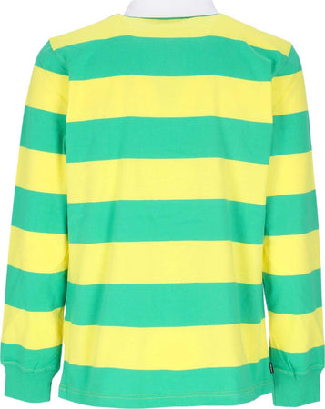 THE-HUNDREDS-Polo-Manica-Lunga-Uomo-Pacific-L/s-Rugby-Green-da-uomo