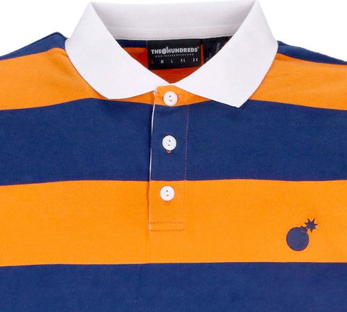 THE-HUNDREDS-Polo-Manica-Lunga-Uomo-Pacific-L/s-Rugby-Navy-da-uomo