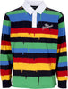 THE-HUNDREDS-Polo-Manica-Lunga-Uomo-Spray-Drip-L/s-Rugby-Black-da-uomo