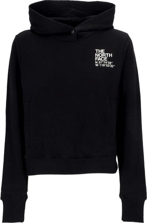 THE-NORTH-FACE-Felpa-Cappuccio-Corta-Donna-W-Coordinates-Crop-Hoodie-Black-da-donna