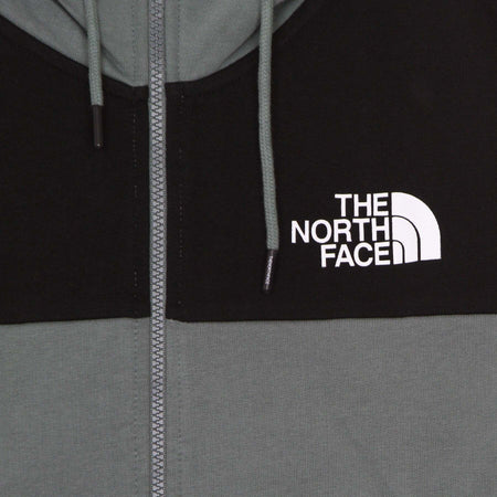 THE-NORTH-FACE-Felpa-Cappuccio-Zip-Uomo-Himalayan-Full-Zip-Hd-Balsam-Green-da-uomo