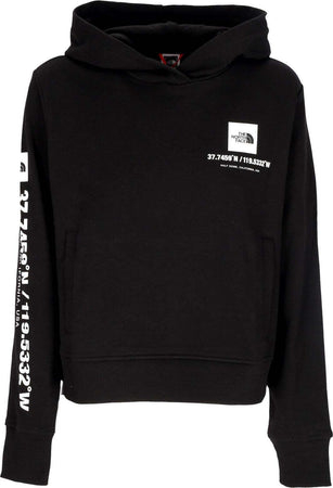 THE-NORTH-FACE-Felpa-Leggera-Cappuccio-Donna-W-Coordinates-Crop-Hoodie-Black-da-donna