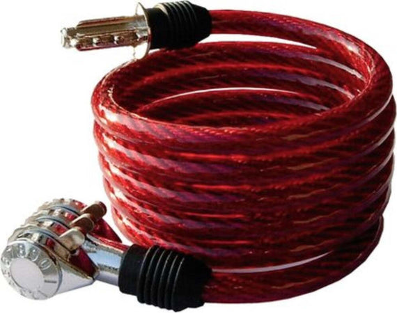 THEMA---LUCCHETTO-A-SPIRALE-A-COMBINAZIONE-Ø6MM-LUNGHEZZA-150CM---RIVESTITO-IN-PLASTICA-RESISTENTE-COLORE-ROSSO---IDEALE-PER-BICI-**