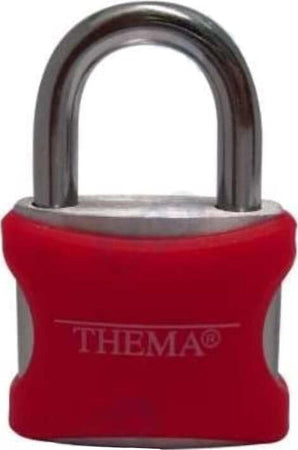 THEMA---LUCCHETTO-AD-ARCO-IN-ALLUMINIO-40MM---PLASTIFICATO-COLORATO---DIFFERENTI-COLORAZIONI-**