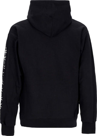 THRASHER-Felpa-Cappuccio-Uomo-Barbed-Wire-Hoodie-Black-da-uomo
