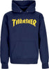 THRASHER-Felpa-Cappuccio-Uomo-Burn-It-Down-Hoodie-Navy-da-uomo