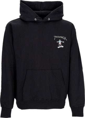 THRASHER-Felpa-Cappuccio-Uomo-Gonz-Mini-Logo-Hoodie-Black-da-uomo