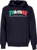 THRASHER-Felpa-Cappuccio-Uomo-Mexico-Hoodie-Black-da-uomo