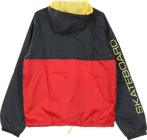 THRASHER-Giacca-a-Vento-Infilabile-Uomo-Mag-Logo-Black/red-da-uomo