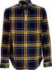 TIMBERLAND-Camicia-Manica-Lunga-Uomo-L/s-Heavy-Flannel-Plaid-Shirt-Black-da-uomo
