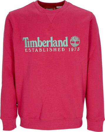 TIMBERLAND-Felpa-Girocollo-Donna-W-L/s-Est-1973-Crewneck-Vivacious-da-donna