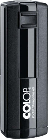 Timbro Pocket Stamp Plus 40 - autoinchiostrante - 23 x 59 mm - 6 righe - nero - Colop Cancelleria e prodotti per ufficio/Archivio ufficio e accessori per scrivania/Etichette divisori per schedario e timbri/Timbri e materiali per timbri/Timbri Eurocartuccia - Pavullo, Commerciovirtuoso.it