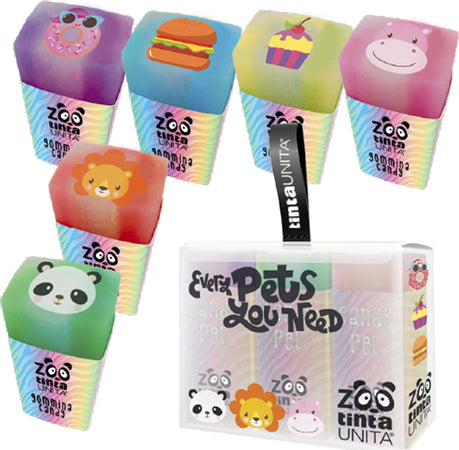 Tinta Unita Set 3 Gomme Every Pets You Need - Tinta Unita Zoo Cancelleria e prodotti per ufficio/Penne matite scrittura e correzione/Correttori e gomme/Gomme Cartoleria Deja Vu - Crotone, Commerciovirtuoso.it