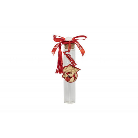 Bomboniera Laurea Harmony – Portaconfetti Vetro 13,5 cm con Gufo, Mappamondo, Pergamena