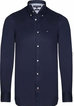 Tommy Hilfiger Camicia Uomo Slim Fit Button Down Camicia Fashion Casual 100 % Cotone Stretch Logo Ricamato Moda/Uomo/Abbigliamento/T-shirt polo e camicie/Camicie casual Euforia - Bronte, Commerciovirtuoso.it
