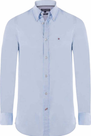 Tommy Hilfiger Camicia Uomo Slim Fit Button Down Camicia Fashion Casual 100 % Cotone Stretch Logo Ricamato Moda/Uomo/Abbigliamento/T-shirt polo e camicie/Camicie casual Euforia - Bronte, Commerciovirtuoso.it
