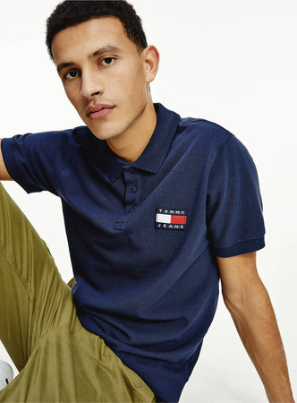 Tommy Hilfiger Polo Uomo Maniche Corte Maxi Logo Ricamato Maglia Uomo con Colletto Regular Fit 100% Cotone POLO Tommy Hilfiger Euforia - Bronte, Commerciovirtuoso.it