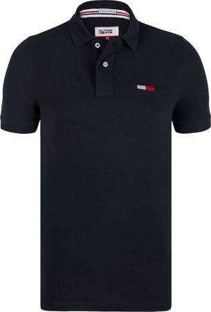 Tommy Hilfiger Polo Uomo Regolar Fit Colletto A Coste Tinta Unita Logo Ricamato Bandierina Moda/Uomo/Abbigliamento/T-shirt polo e camicie/Polo Euforia - Bronte, Commerciovirtuoso.it