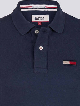 Tommy Hilfiger Polo Uomo Regolar Fit Colletto A Coste Tinta Unita Logo Ricamato Bandierina Moda/Uomo/Abbigliamento/T-shirt polo e camicie/Polo Euforia - Bronte, Commerciovirtuoso.it