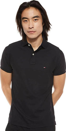 Tommy Hilfiger Polo Uomo Regolar Fit Colletto a Coste Tinta Unita Mezze Maniche Polo Maniche Corte Due Bottoni Moda/Uomo/Abbigliamento/T-shirt polo e camicie/Polo Euforia - Bronte, Commerciovirtuoso.it