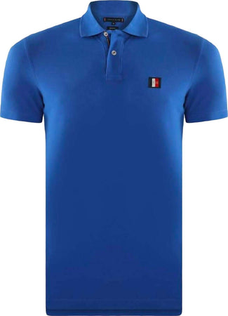 Tommy Hilfiger Polo Uomo Toppa Monogramma Icone Regolar Fit Maniche Corte Colletto 2 Bottoni Tinta Unita Bandierina Ricamata Moda/Uomo/Abbigliamento/T-shirt polo e camicie/Polo Euforia - Bronte, Commerciovirtuoso.it