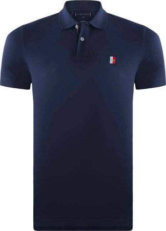 Tommy Hilfiger Polo Uomo Toppa Monogramma Icone Regolar Fit Maniche Corte Colletto 2 Bottoni Tinta Unita Bandierina Ricamata Moda/Uomo/Abbigliamento/T-shirt polo e camicie/Polo Euforia - Bronte, Commerciovirtuoso.it