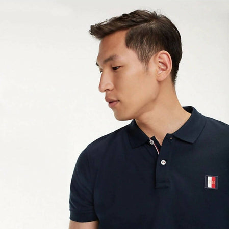 Tommy Hilfiger Polo Uomo Toppa Monogramma Icone Regolar Fit Maniche Corte Colletto 2 Bottoni Tinta Unita Bandierina Ricamata Moda/Uomo/Abbigliamento/T-shirt polo e camicie/Polo Euforia - Bronte, Commerciovirtuoso.it