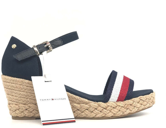 TOMMY HILFIGHER Sandalo donna Shimmery Ribbon Mid Desert Sky