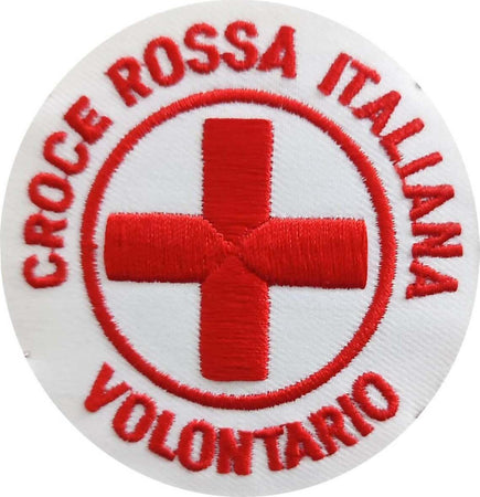 Toppa Media Croce Rossa Italiana Volontario Patch per Divisa Da Lavoro Casa e cucina/Hobby creativi/Cucito/Rifiniture e abbellimenti/Applique patch e toppe Il Distintivo - Pesaro, Commerciovirtuoso.it