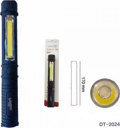 Torcia-Da-Lavoro-Lampada-Luce-Led-Portatile-Tascabile-170-Mm-Emergenza-Dt-2024