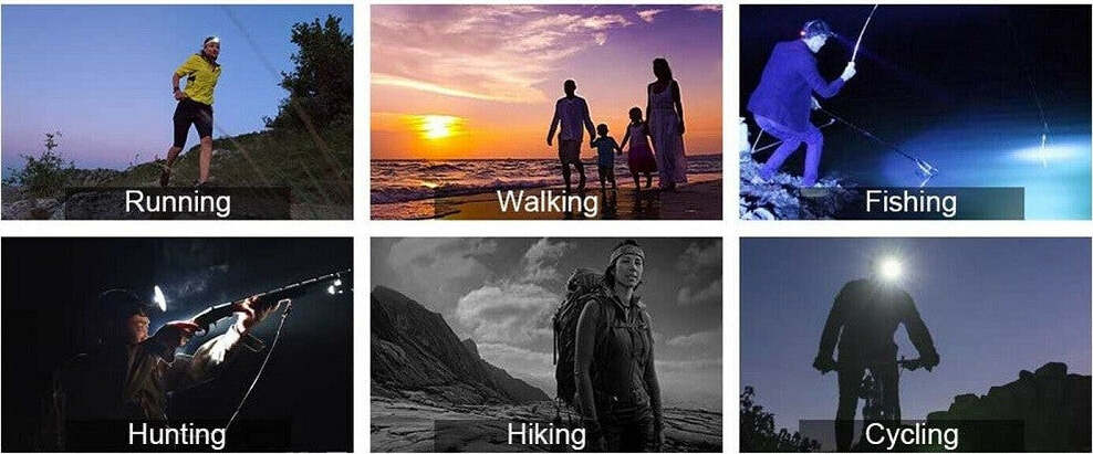 Torcia Lampada Frontale Led Da Testa Ricaricabile Notturna Campeggi Pesca Q-s120 Fai da te/Sicurezza e protezione/Torce/Torce elettriche portatili (standard) Trade Shop italia - Napoli, Commerciovirtuoso.it