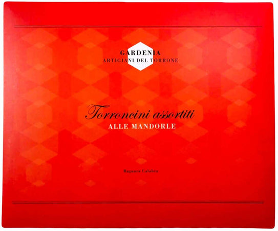 Torroncini Artigianali Assortiti Alle Mandorle Torroni Morbidi E Friabili Confezione Idea Regalo Natale "satin Red" - 850g