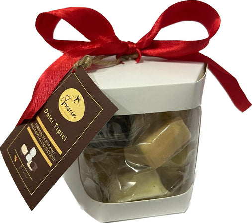 Torroncini Ricoperti di Cioccolato Fondente, Bianco e agli Agrumi