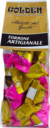 Torroni Baci morbidi artigianali 500gr. Torroncini Cioccolatini Ricoperti Cioccolato Fondente 62% Con Rum e Nocciole 20/25 pezzi Incartati Singolarmente Alimentari e cura della casa/Snack dolci e salati/Caramelle cioccolatini e gomme da masticare/Torrone Golden pasticceria gelateria torrone artigianale - Taurianova, Commerciovirtuoso.it