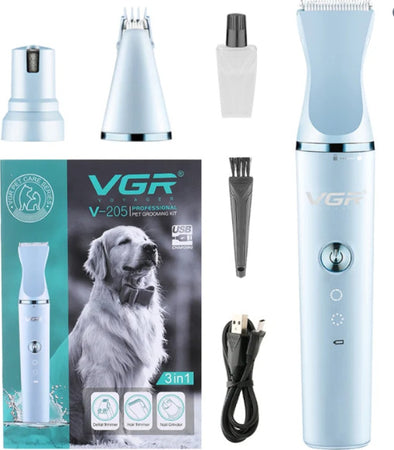 TOSATORE-CANI-GATTI-VGR-3-IN-1-IN--acciaio-inossidabile-ceramico-SILENZIOSO-FACILE
