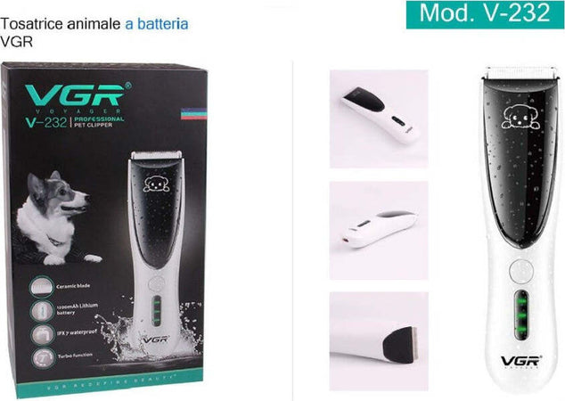 Tosatrice-Per-Animali-Elettrico-Ricaricabile-Usb-A-Batteria-Professionale-V-232