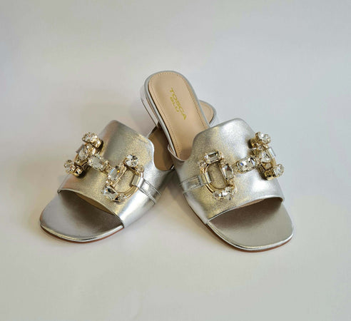 Toscablu donna ciabatta gioiello