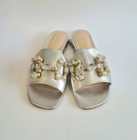 Toscablu donna ciabatta gioiello