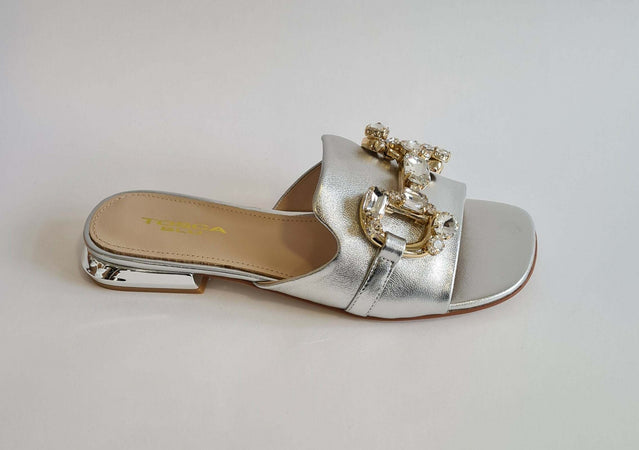 Toscablu donna ciabatta gioiello