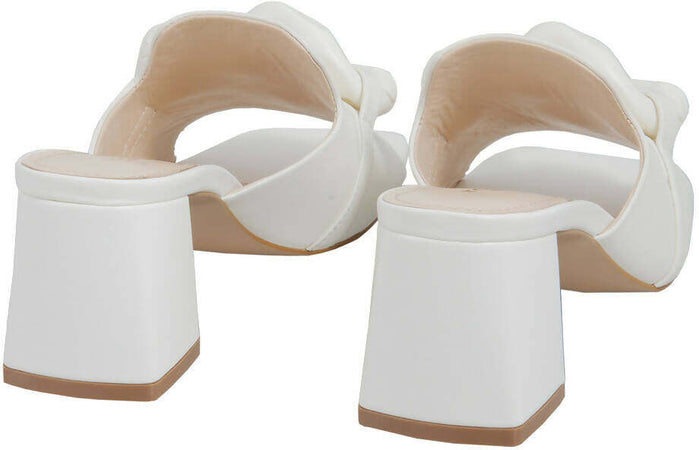 Toscablu Donna Ciabatta Mimosa in Pelle con Tacco 6 Cm Nuova Collezione