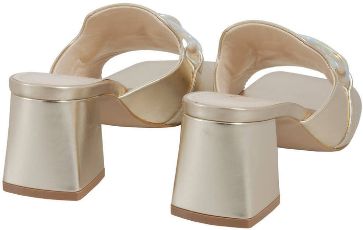 Toscablu Donna Ciabatta Mimosa in Pelle con Tacco 6 Cm Nuova Collezione