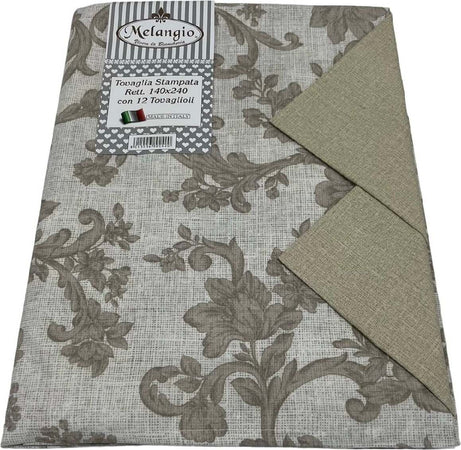 Tovaglia-Con-12-Tovaglioli-Stampata-Misura-140x240-Produzione-Toscana-Made-In-Italy
